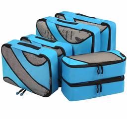 Eono Essentials Set van 6 dobbelstenen in 3 verschillende maten, voor bagage en verpakking