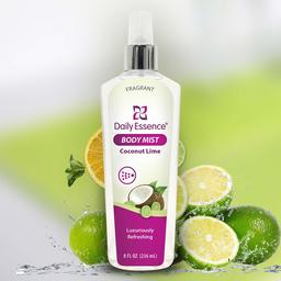 Daily Essence Body Mist, Coconut Lime, 8 Ounce
