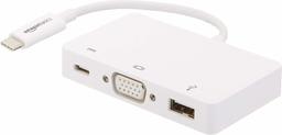 AmazonBasics - Adaptador de monitor multipuerto USB 3.1 tipo C a VGA (renovado)