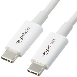 AmazonBasics USB Type-C to USB Type-C 2.0 Charger Cable Adapter Cord