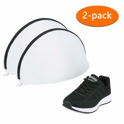 Eono by Amazon - Sacchetti per Scarpe, Sacchetto Scarpe Borse per Bucato con Cerniera Zip Proteggi Reggiseno per Lavatrice Borsa a Rete Sacchi da Biancheria, Organizzatore e Viaggio, 2 PCS