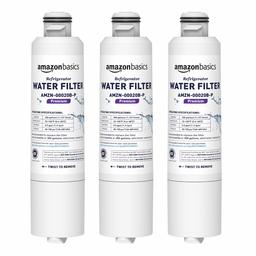 AmazonBasics Replacement Samsung DA29-00020B Refrigerator Water Filter Cartridge - Pack of 3, Premium Filtration (Renewed)