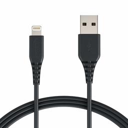 AmazonBasics MFi-Certified Lightning to USB A Cable for Apple iPhone and iPad - 6 Feet (1.8 Meters) - Black
