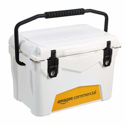 AmazonCommercial Roto Molded White Cooler - 20 Quart