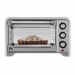 New House Kitchen Toaster Countertop Convection Stainless Steel Oven w/Variable Temperature Control; X-Large 6 Slice; 6 Cooking Functions