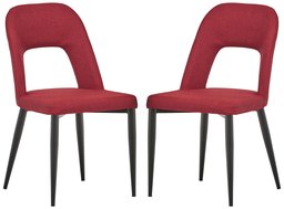 Amazon Brand – Rivet Florence Mid-Century Wide Open-Back Accent Dining Room Chairs, 18.8