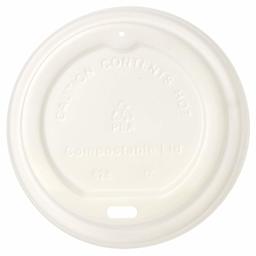 AmazonBasics Compostable PLA Hot Cup Lid for 10 oz -20 oz cup, 1,000-Count