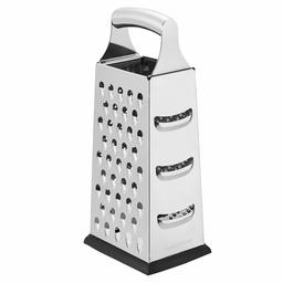 AmazonCommercial roestvrijstalen roterende kaasrasp, 9 INCH, Zwart