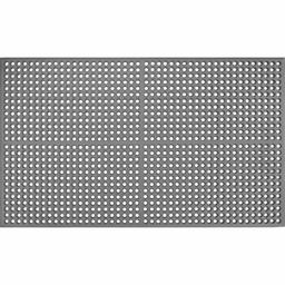 AmazonCommercial Anti-Fatigue Drainage Mat, (CFR) Cutting Fluid Resistant Rubber, 3' X 5', 1/2