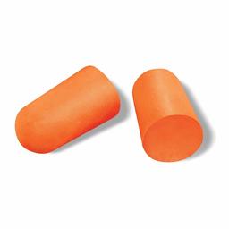 Amazon Basics tapones para los oídos de espuma suave de alta visibilidad, NRR 32 dB, 5 pares