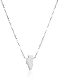Collana con ciondolo in argento Sterling, 40,6 cm + 5,1 cm di estensione