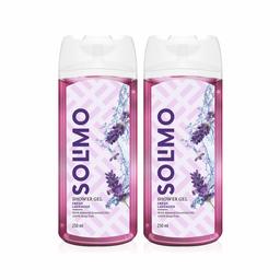 Amazon Brand - Solimo Shower Gel, Fresh Lavender - 250 ml (Pack of 2)