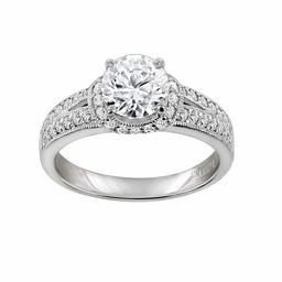 [Find] Amazon Collection Rhodium Plated Sterling Silver kuriakyu-bikkuzirukoniaburaidaruringusetto, Size 9 