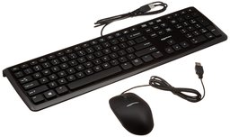 AmazonBasics Wired Keyboard and Wired Mouse Pack