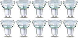 AmazonBasics led GU10 spotlightlamp, 4W (gelijk aan 50W), heldere gloeidraad - 10 stuks