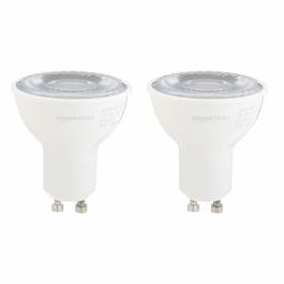 AmazonBasics - Bombilla LED equivalente a 50 W, luz diurna, regulable, 10.000 horas de vida útil, MR16 (base GU10)