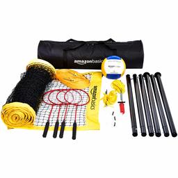 AmazonBasics Volleybal Badminton Combo Set