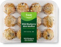 Fresh Brand – Wild Blueberry Mini Muffins, 10.3 oz (12 ct)