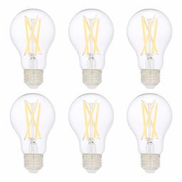 AmazonBasics – Bombilla LED equivalente no regulable, 10.000 horas de vida útil, A19