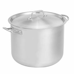 AmazonKommersiell 24 Qt. Rostfritt stål aluminium-Clad Lager Pot med lock