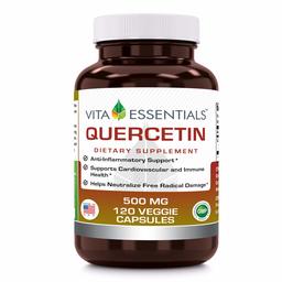 Vita Essentials Quercetin 500 Mg Veggie Capsules, 120 Count