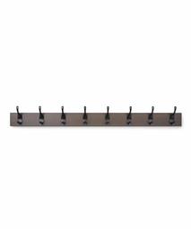 AmazonBasics Porte-manteau mural 8 crochets modernes Individuel espresso