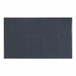 AmazonBasics Poly Linear-Rib Commercial Carpet Vinyl-Backed Mat 4X6 Blue
