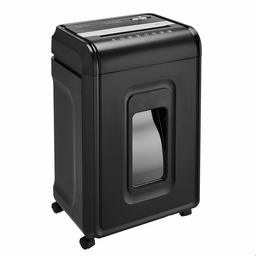 AmazonBasics 24-Sheet Cross-Cut Paper, CD and Credit Card Home Office Shredder with Pullout Basket (Renewed)