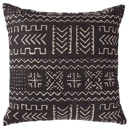Amazon Brand – Rivet Mudcloth-Inspired Decorative Throw Pillow, 17