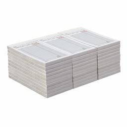 AmazonCommercial Guest Check Pads, 2 piezas, sin carbono, blanco, 3-3/8