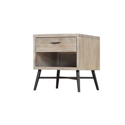 Artum Hill TA4-883 Laurel End Table, Modern Gray
