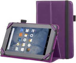 AmazonBasics Kindle Fire Standing Case, 7in (2015 Model), Purple