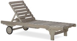 Strathwood Basics Chaise Longue, Gris