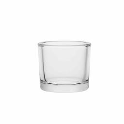 AmazonCommercial Glass Candle Holder, 8.4 oz., Set of 6