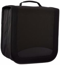 AmazonBasics Nylon CD/DVD Binder Case (400 Disc Holder Storage Capacity) (Renewed)