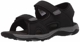 Amazon Essentials Eden Sandal, Black, 6 Toddler