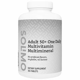 Amazon Brand – Solimo Adult 50+ Multivitamin, 365 Count