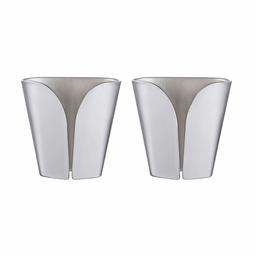 Umi. by Amazon Kitchen Towel Hooks Self Adhesive Dish Towel Holder Rack Hanger RUSTPROOF Stainless Steel Brushed Finish 2 Pack, AH7201-2-P2