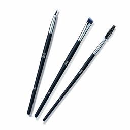 FIND - Set per sopracciglia - Pennelli per ciglia, eyeliner e sopracciglia (3 pennelli) - n° 01, n° 02, n° 03