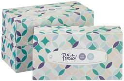 Presto! Fazzoletti a 4 Veli con Balsamo Delicato - Confezione da 12 x 80 Fazzoletti