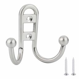 AmazonBasics AB4500-PC-5 Patère à peignoir, Chrome poli