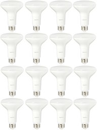 AmazonBasics 65ワット相当、調光機能付き、br30 LEDライト電球 16 Pack 929001361854