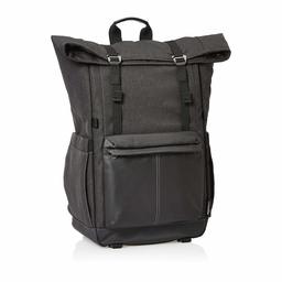 AmazonBasics Expandable Backpack for DSLR and Lenses - 12 x 7 x 18 Inches, Charcoal, Fits a 14