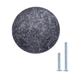 AmazonBasics - ladeknop, meubelgreep, rond, diameter: 2,99 cm Verpakking van 25 stuks. Durchmesser: 2,99 cm antiek zilver