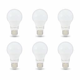 AmazonBasics – Bombilla LED equivalente no regulable, 10.000 horas de vida útil, A19