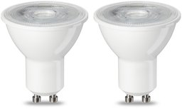 AmazonBasics GU10 LED Lampe, Spot, 4.7W (ersetzt 50W), warmweiß, 2er-Pack