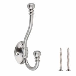 AmazonBasics – AB5000-SN-5 trädgårdskrokar, nickel satinerad