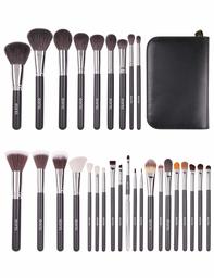 Eono by Amazon - Set di Pennelli da Trucco Professionali da Make Up, Set di 29 Pennelli Cosmetici per il Trucco, Spazzole per il Make-Up conPelo Di Capra Altà Qualità e Borsetta da Viaggio in Ecopelle