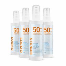 Solimo Sun - Sensitive Suncream Body Lotion SPF 50+ (4x 200ml)