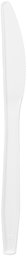 AmazonBasics Light-Weight Plastic Knives, White, 1,000-Count